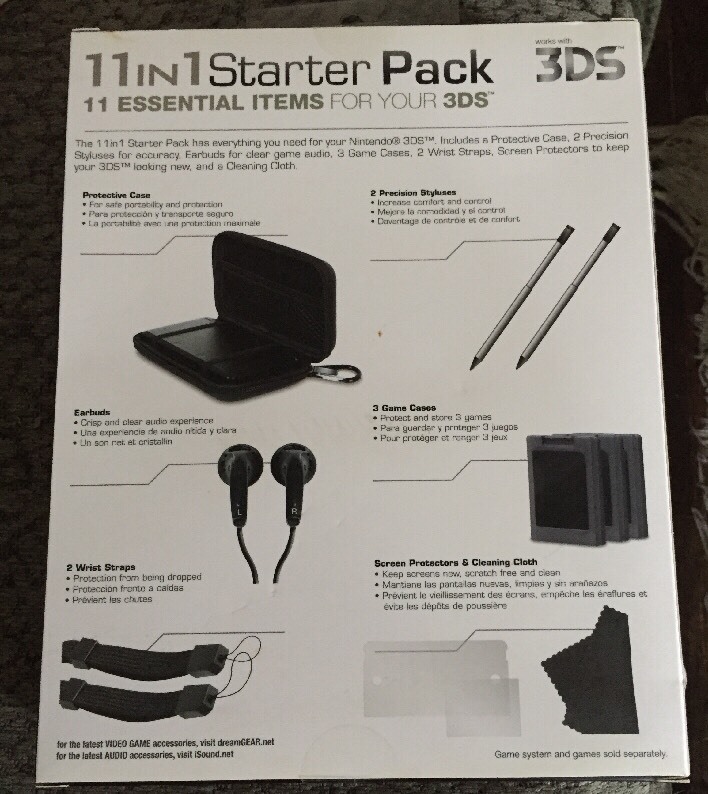 Nintendo 3DS 11-In-1 Starter Pack - Black