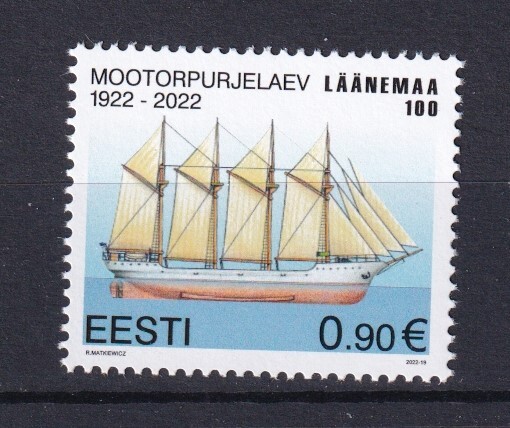 Estonia 2022 Ships MNH stamp