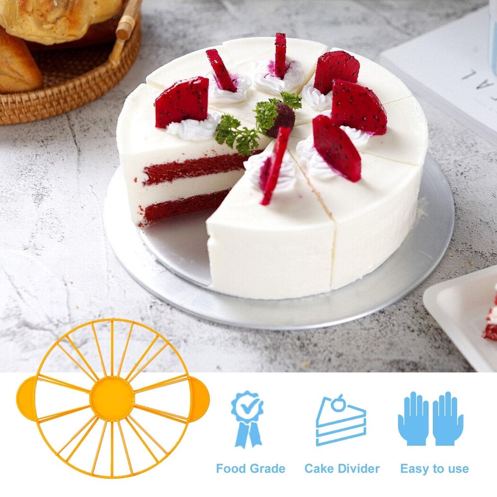 10/12 Cake Divider Double Sided Cake Equal Portion Marker Round Cake Portion ...