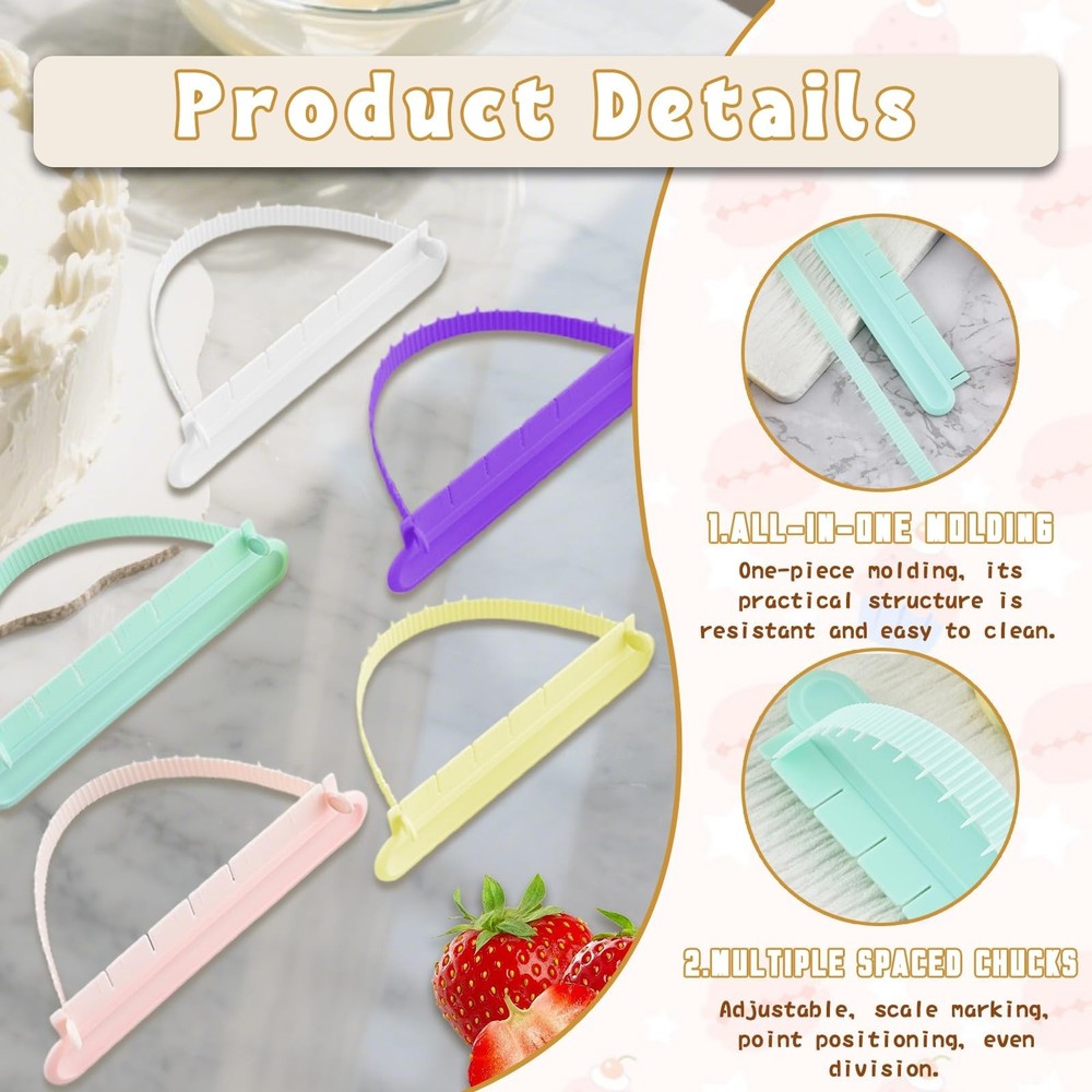 5 Pack Cake Arch Guide Tool, Cake Writing Tools, Convenient for Controlling t...