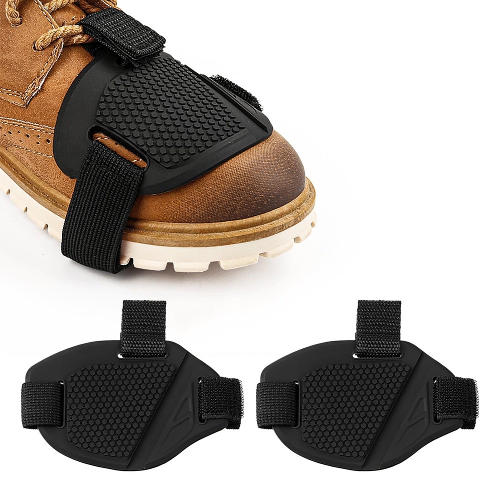 Motorcycle Shift Pad Set  AntiSlip Boot Covers, Adjustable Toe Protectors