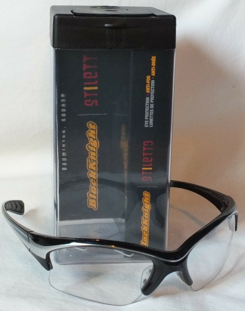 NEW Black Knight Stiletto eyewear black/silver