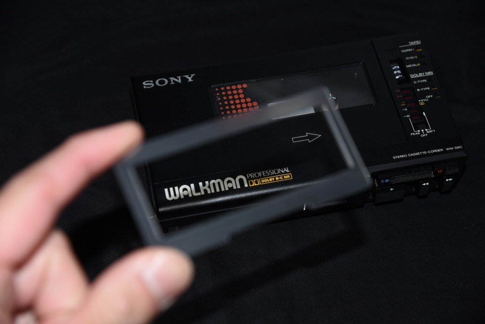 Replacement Window plus Sticker for Sony WM-D6C WM-D6 Walkman Cassette Player