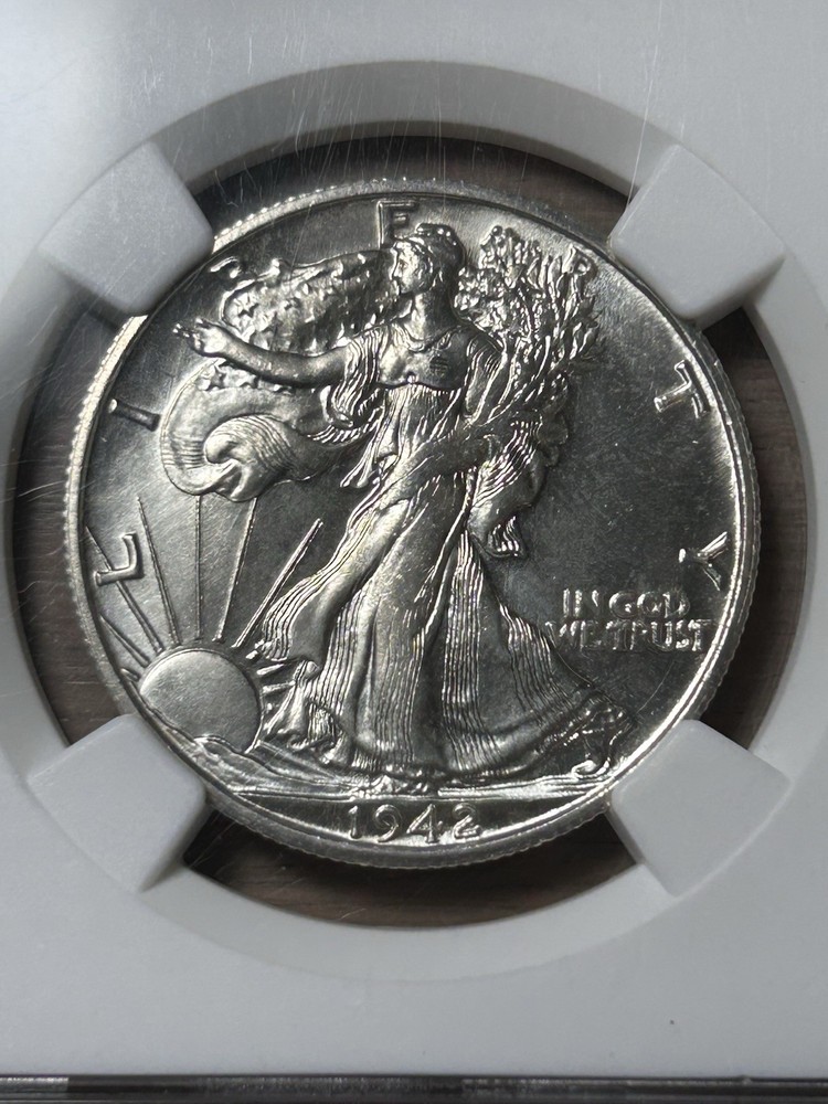 1942 S Walking Liberty Half Dollar NGC MS 66 Better Date