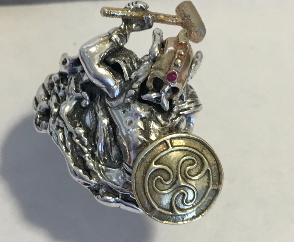 Mighty Thor warrior ring sterling silve