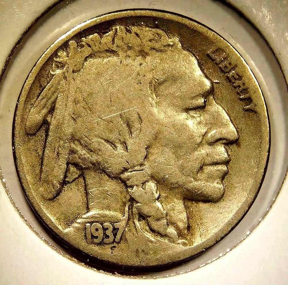 1937-D Buffalo Nickel 5 Cent