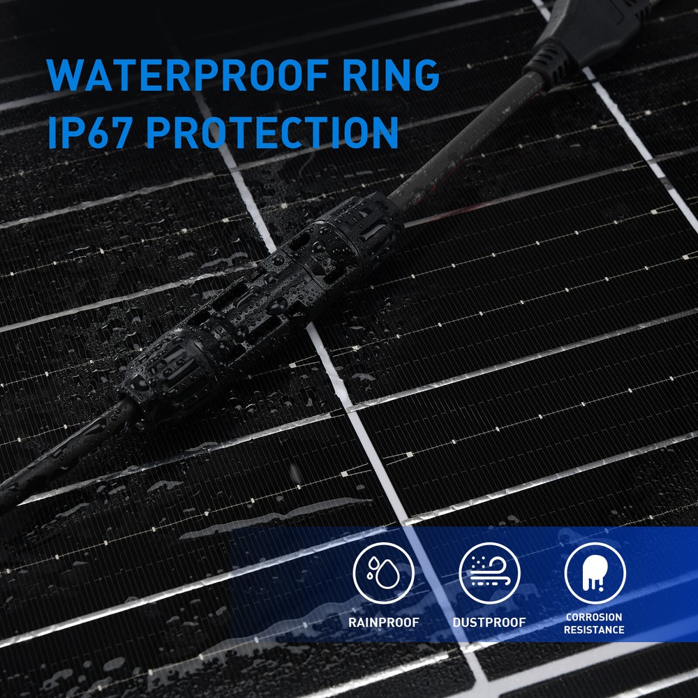 Solar Panel Y Branch Cable Connection Waterproof Adapter Connector Extension