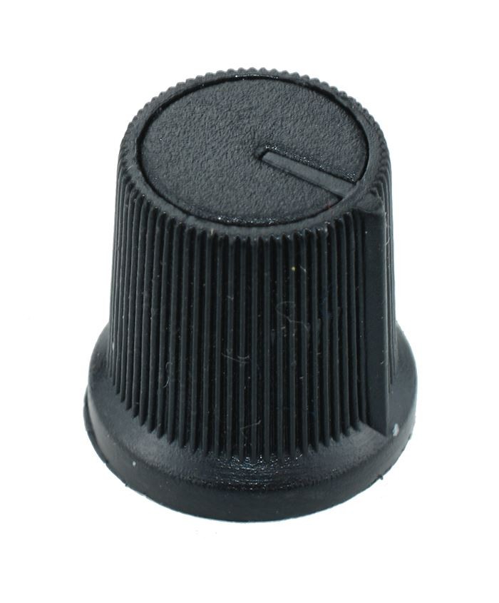 Black 6mm Pointer Control Knob Potentiometer