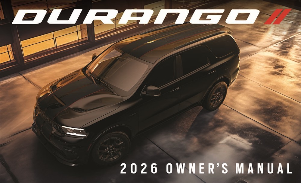 2026 Dodge Durango Owner's Manual