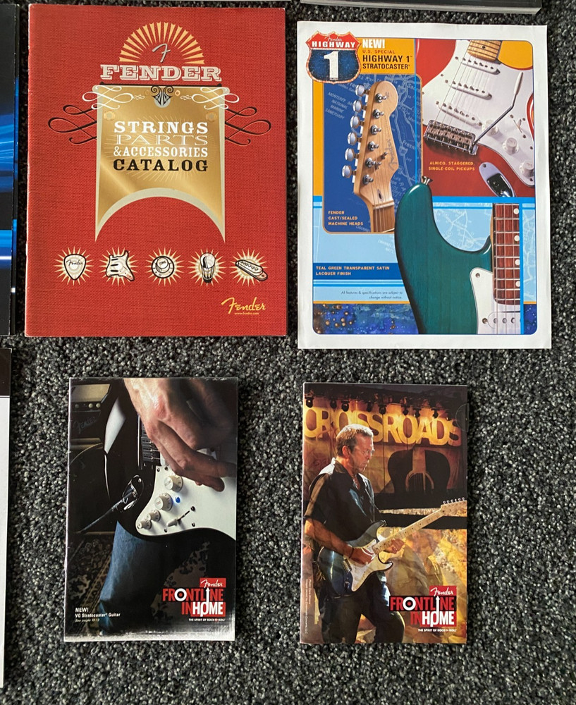 Fender Frontlines + Catalogs 12 pieces-over 4lbs-MINT