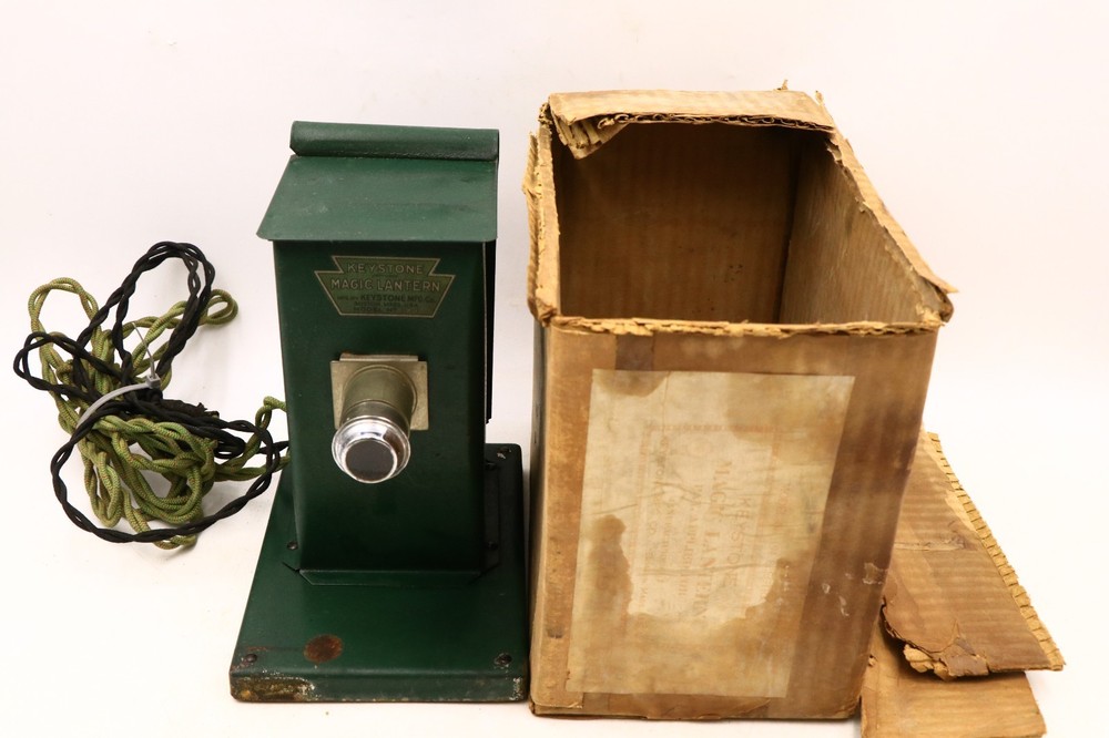 RARE Keystone Magic Lantern #194 Slide Projector ORIGINAL BOX