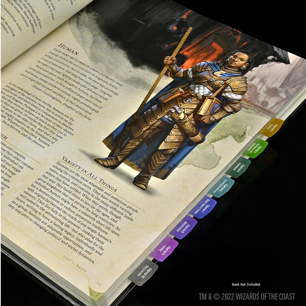 D&D Book Tabs: Player's Handbook