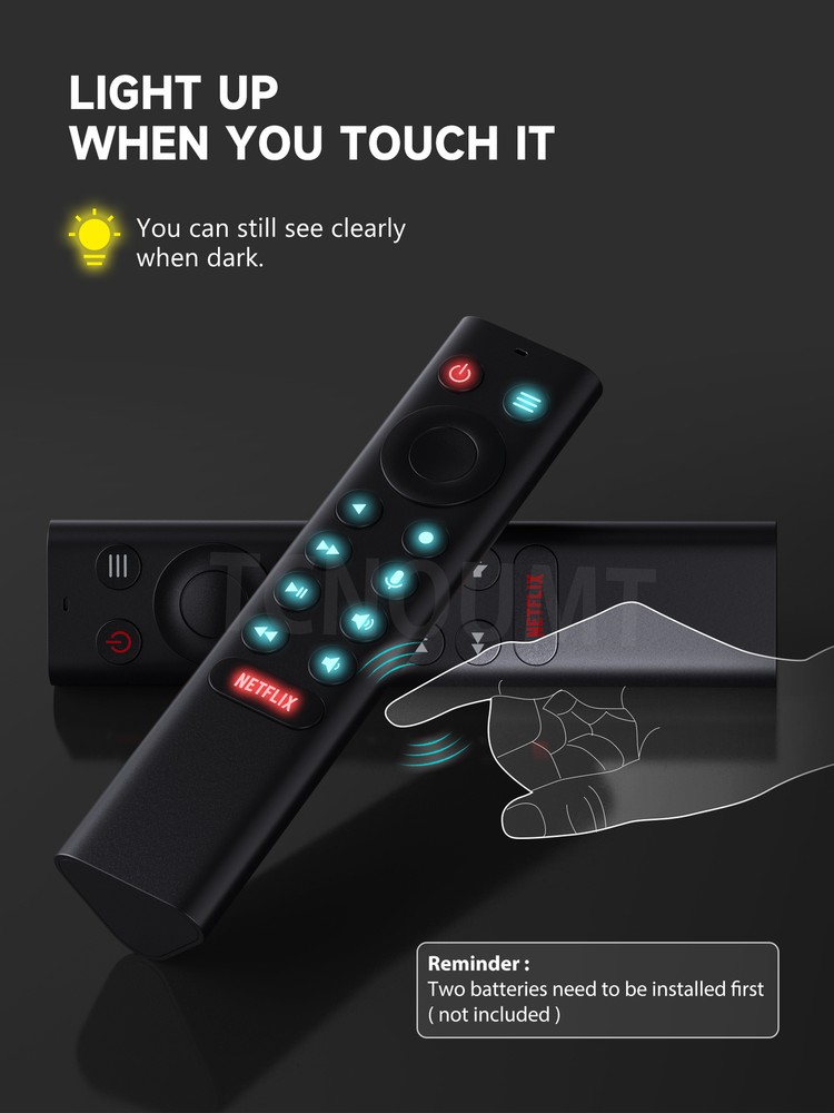 P3700 Voice Remote Control For Nvidia Shield TV New Version, Automatic Backlight