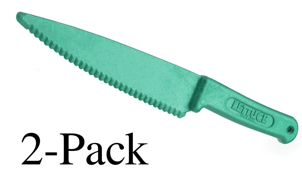 Norpro Polystyrene Plastic Lettuce Knife, 11 Inches (2-Pack)