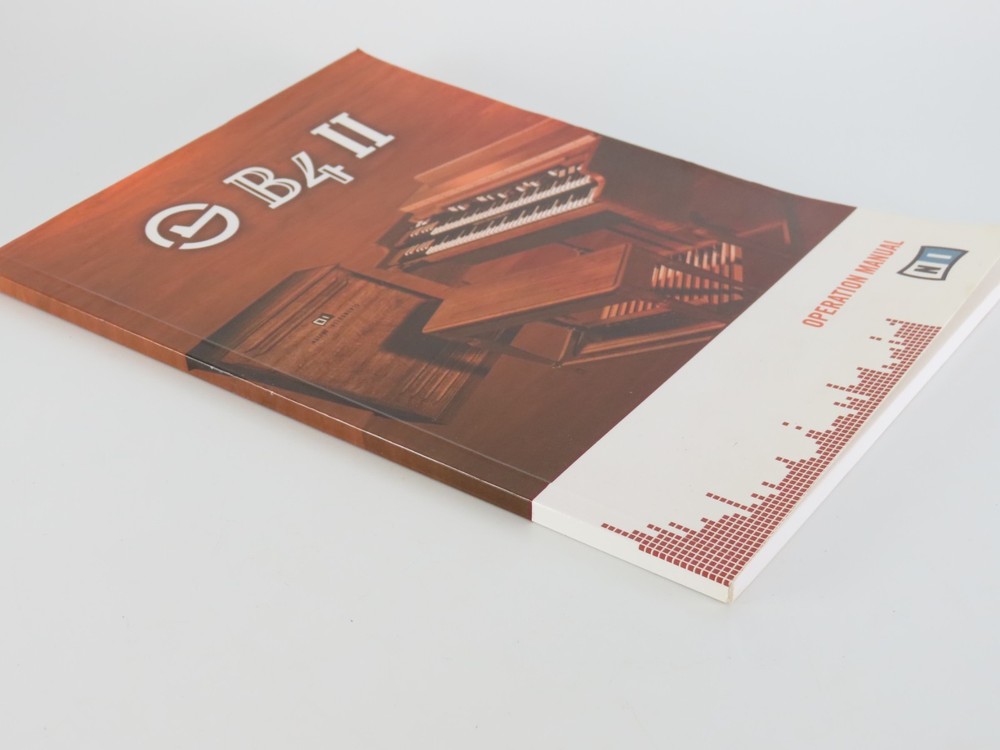 Native Instruments B4 II Operation Manual Software Synthesis 2004 Guide