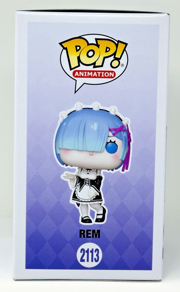 Funko Pop! Re: Zero - Rem 2113 (Common) with Premium Protector - New