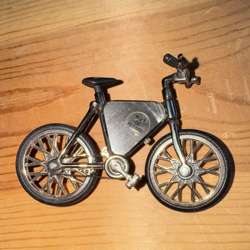 Mini Elgin Functioning Bicycle Clock