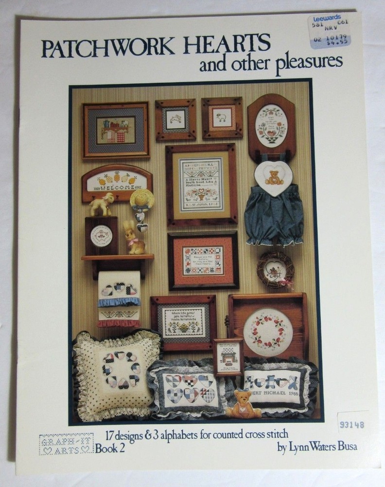 Graph-It Arts Patchwork Hearts and other Pleasures Cross Stitch Leaflet Book 2
