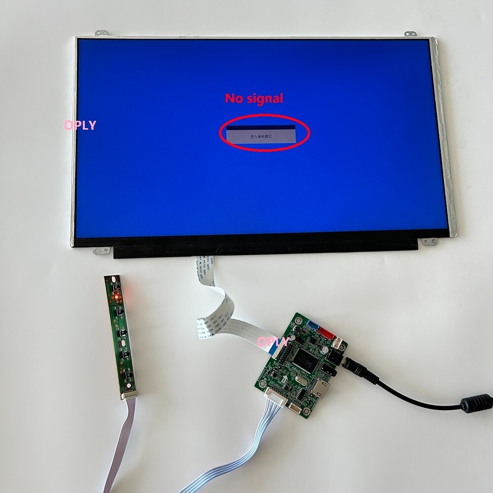 15.6" 1366X768 Screen PS PC panel LED DIY + MINI EDP Controller board KIT HDMI