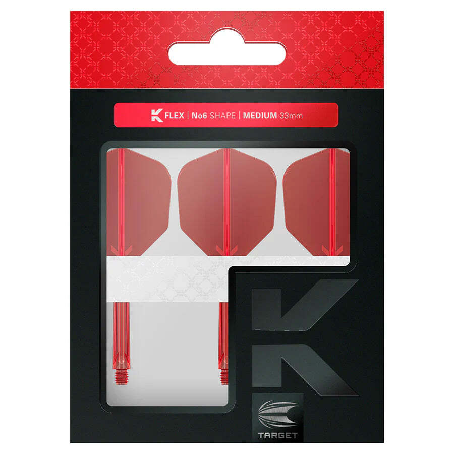 Target K-Flex Flight System No. 6 Medium Red