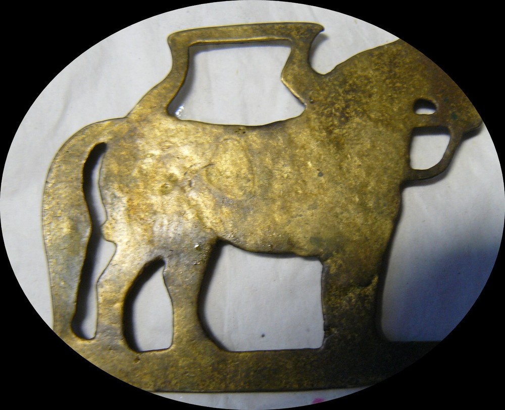 WORKING HORSE horse brass (7082)