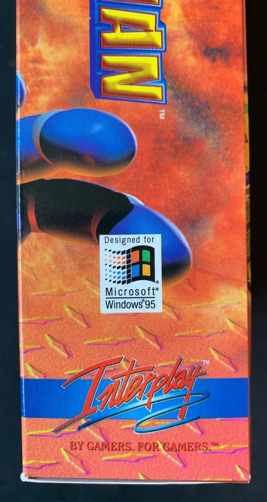 Atomic Bomberman Original Box Computer Game Windows 95 Interplay Vintage