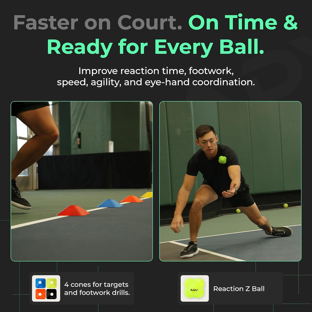 ADV Training Kit V2: Complete Tennis Training Equipment & Drills Set
