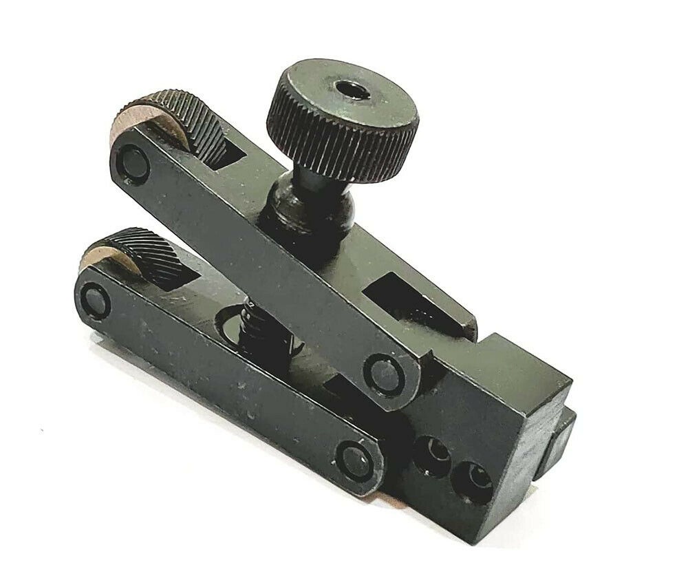 Small Adjustable Mini Lathe V Clamp Type Knurling Tool Holder 5-20mm Diamond
