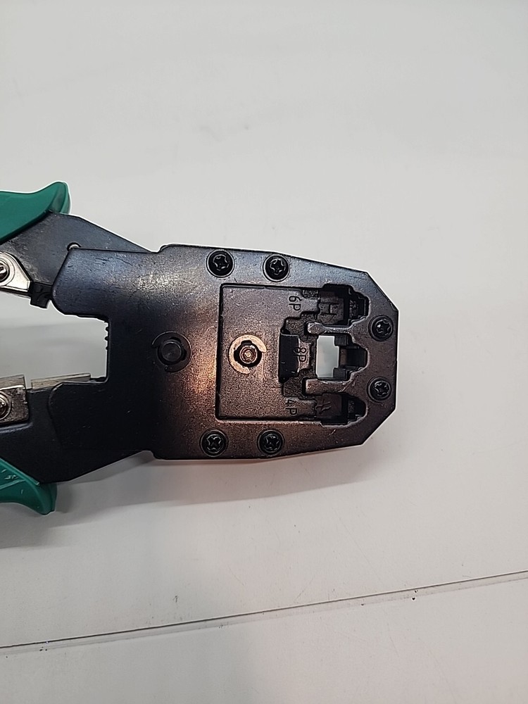 Crimping Tool Network Cable Ethernet Wire Crimper Green PC Cat Wire