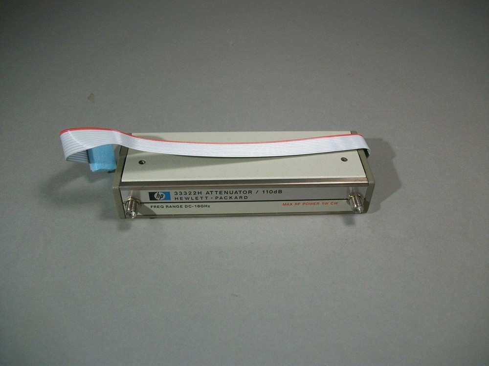 Hewlett Packard 33322H Programmable Step Attenuator DC - 18 GHz 110 dB 5 Volt