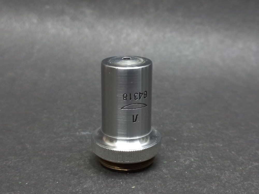 Soviet Vintage Microscope Lens LOMO 40/0,65, USSR Microscope Accessories