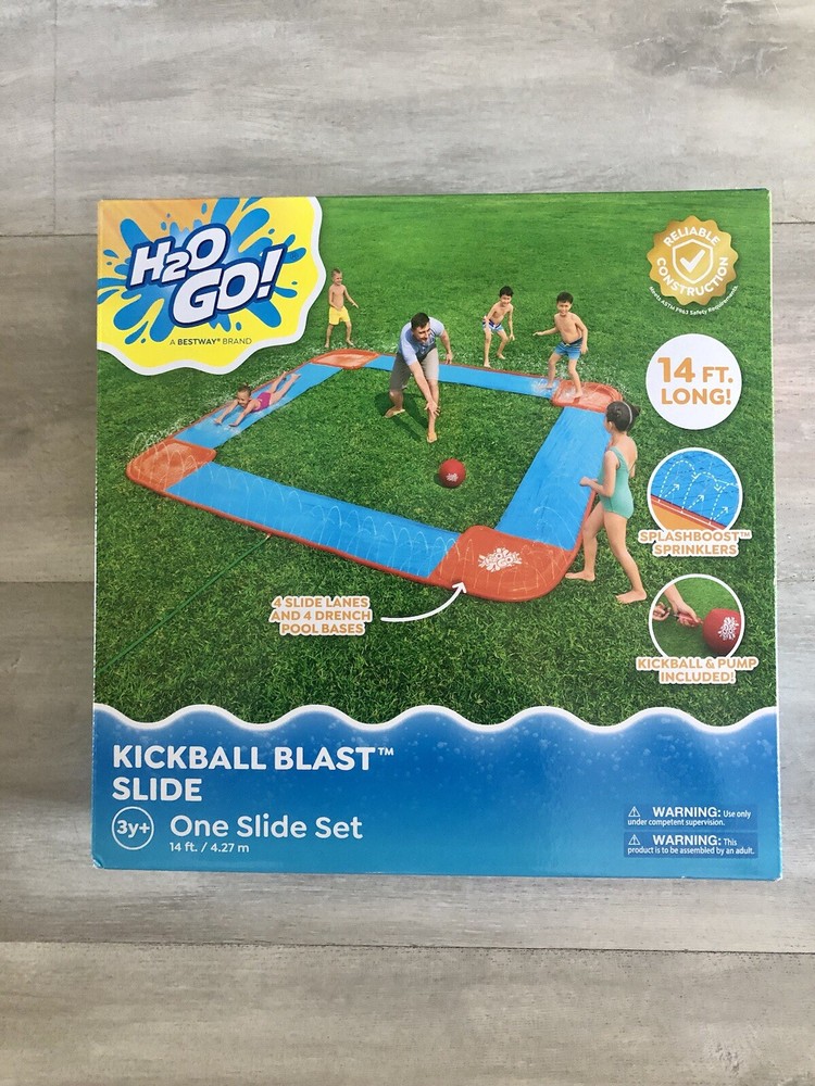 H2O Go! Kickball Blast Slide, 14 Ft Long