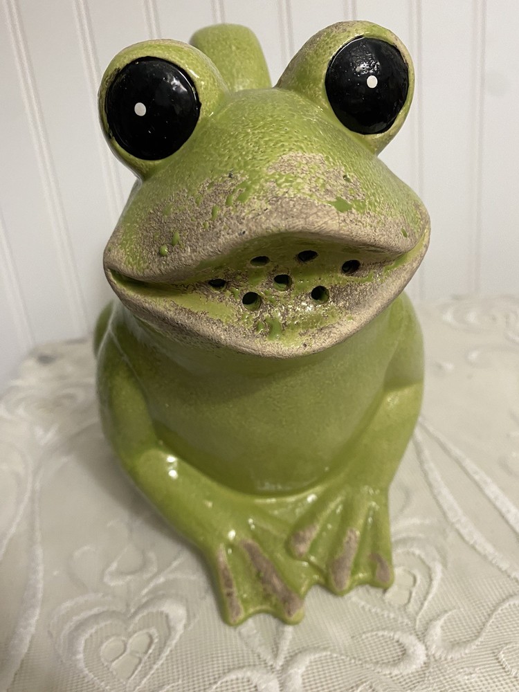 Frog Pitcher Made In Pottery