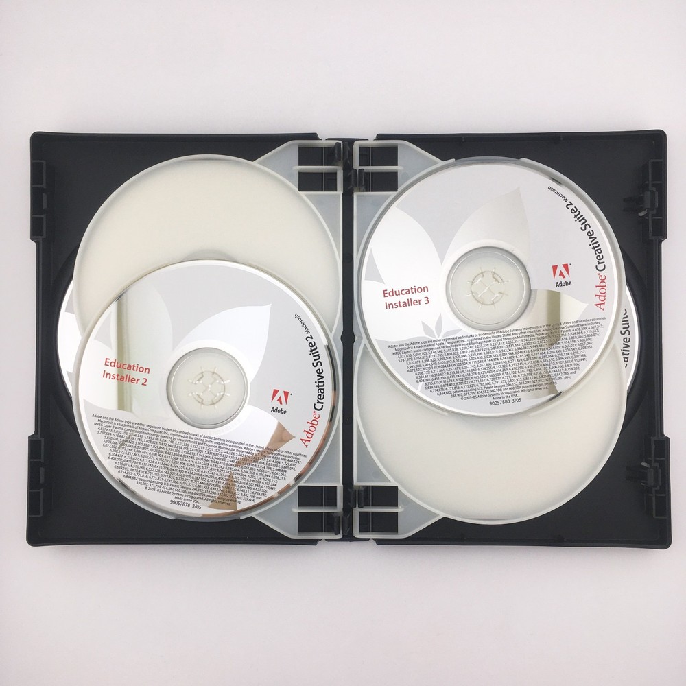 Adobe Creative Suite 2 Premium Software For Macintosh + Serial Number 2005