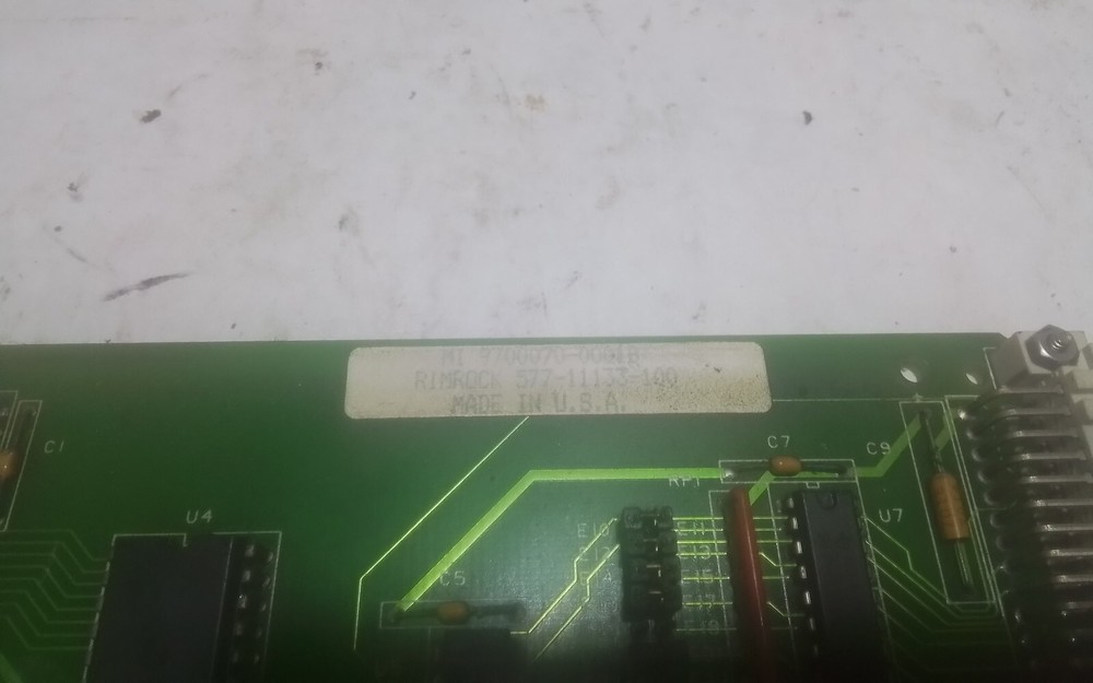 Rimrock 577-11133-100 Controller Board USED (D7B)