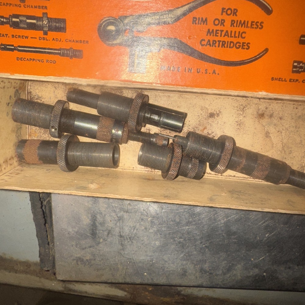 Vintage Ideal Lyman 310 Box With Reloading Tools Say 30-30