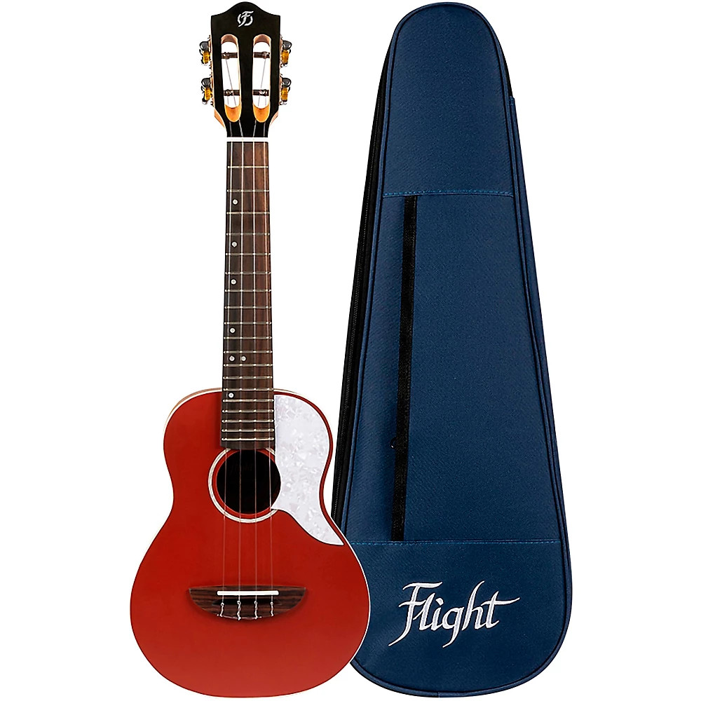 Flight Iris Concert Ukulele Red