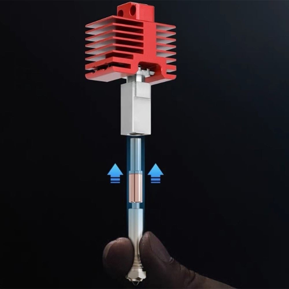 04mm for QIDI Plus4 Bimetallic Nozzle with Ceramic Insulation Integrated