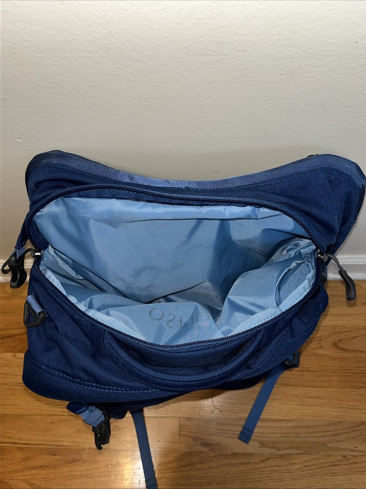 Osprey Ozone Duplex 60 Travel Backpack. Includes detachable day-pack! Blue
