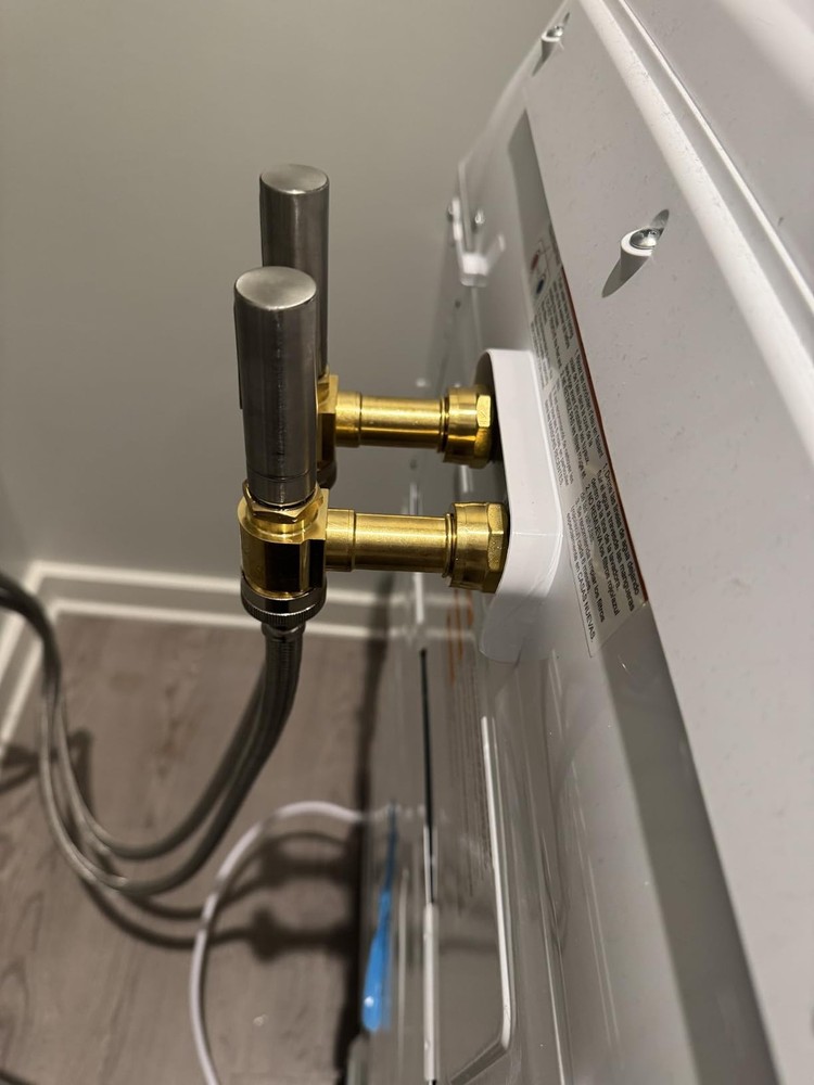 Laundry Water Hammer Arrestor 3/4" FHT x MHT Angle 2 Pack