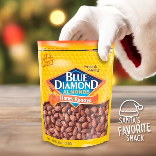 Honey Roasted Snack Almonds 1 Pound