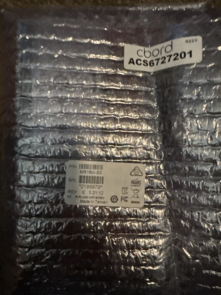 Genetec Mercury MR16In-S3 Input Module 16 INPUTS Interface