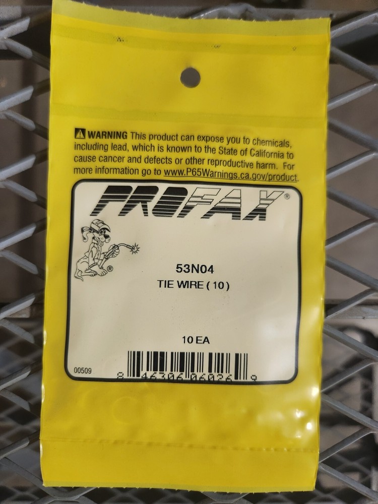 PROFAX PX53V04 WIRE HOSE CLAMP, 10 PACK