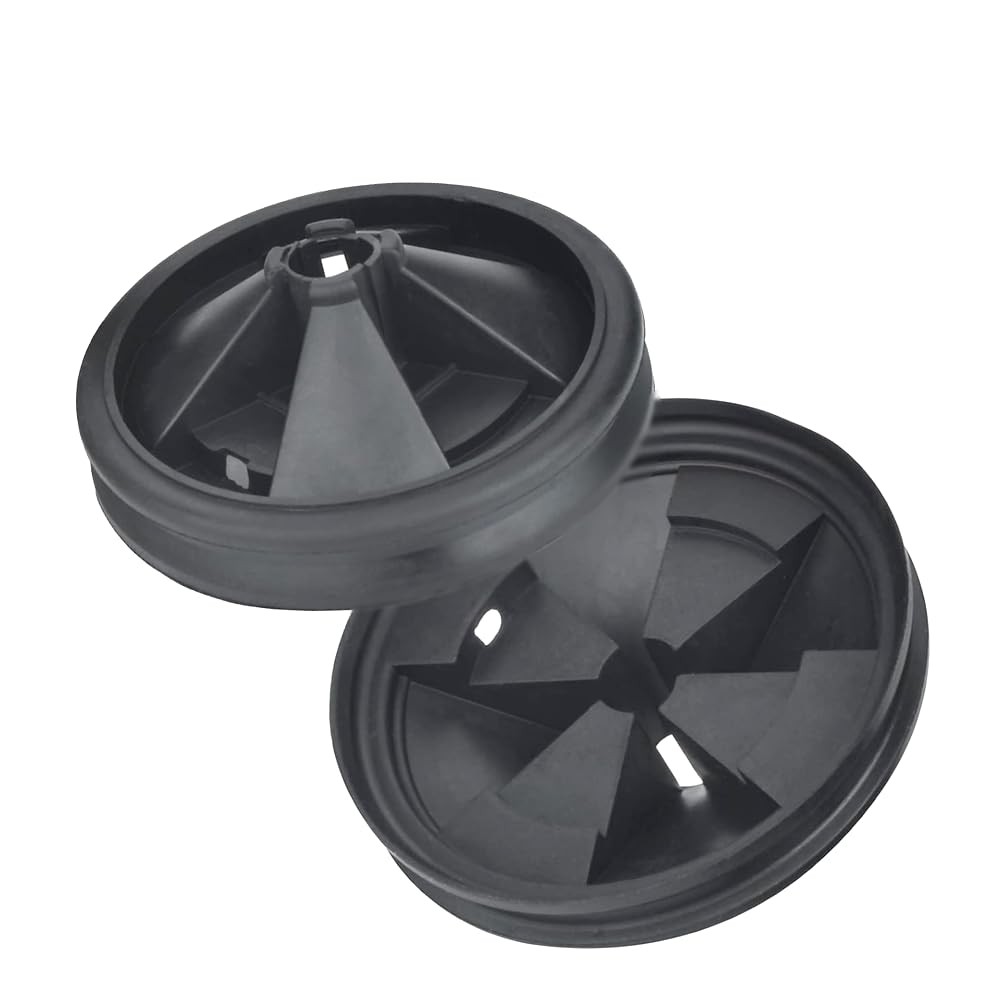 2 Pack Garbage Disposal Splash Guard EPDM Rubber Drain Insert for InSinkErator