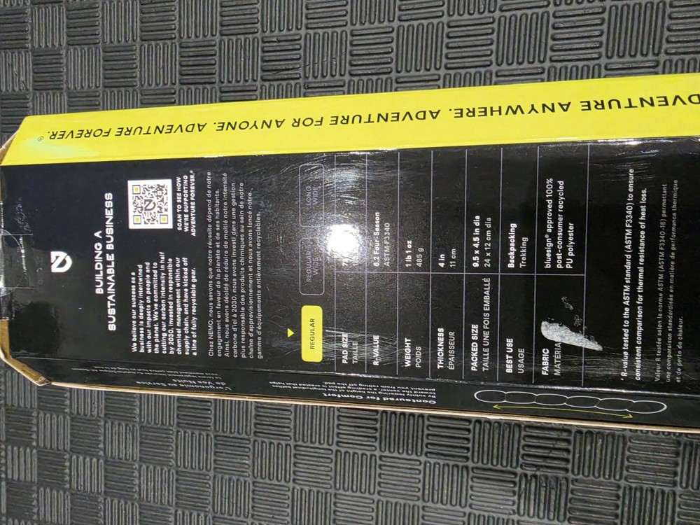 Nemo Eclipse All Season Sleeping Pad