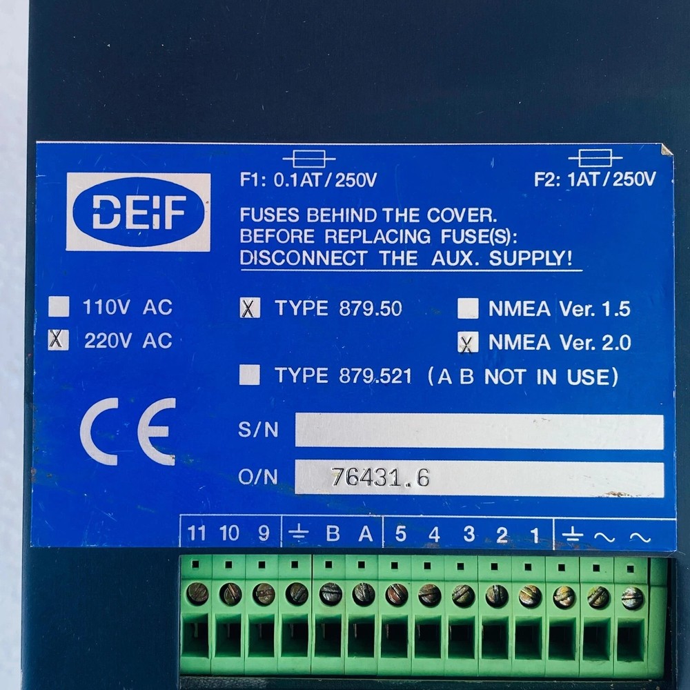 Deif 879.521 Wind Measuring System