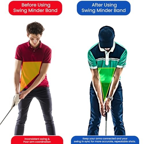 Swing Minder Connect Correct Golf Arm Band Training Aid for Swing Correcting -