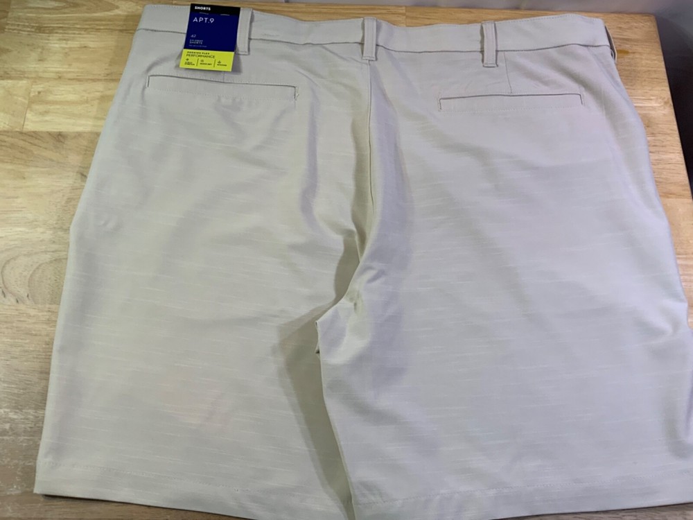 New Men's Apt.9 Premier Flex Performance Shorts-Nice Looking!!-You Pick*