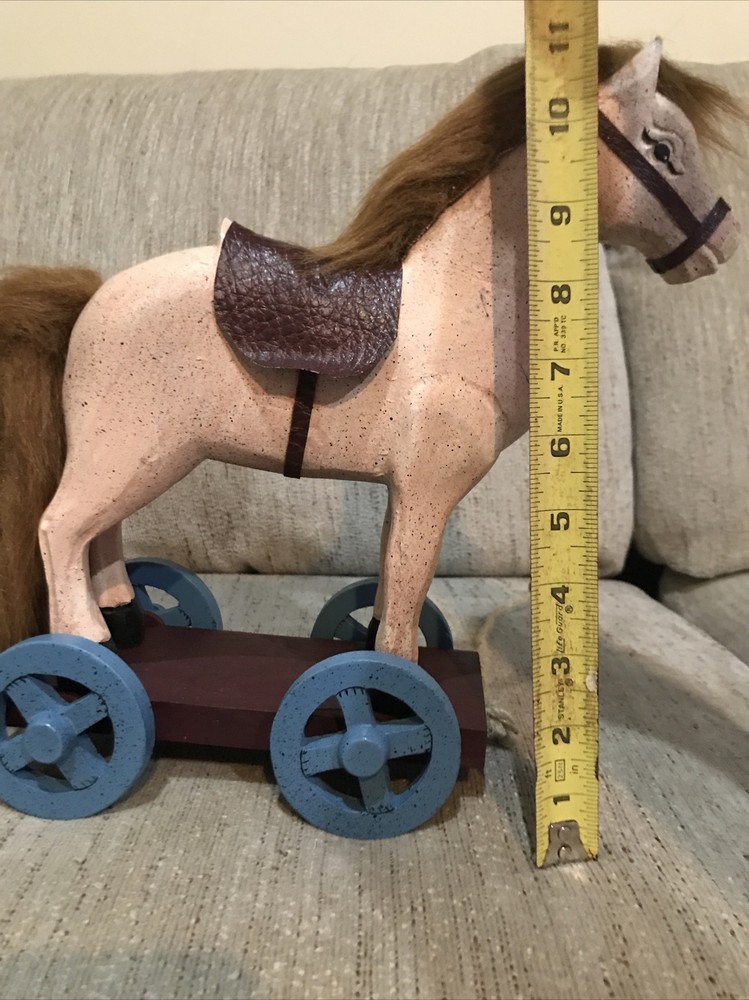 Vintage(?) Reproduction Horse Pull Toy