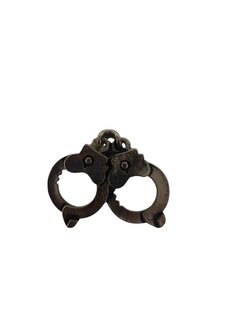 Handcuffs Hat Pin Heavy Well Made with Backs
